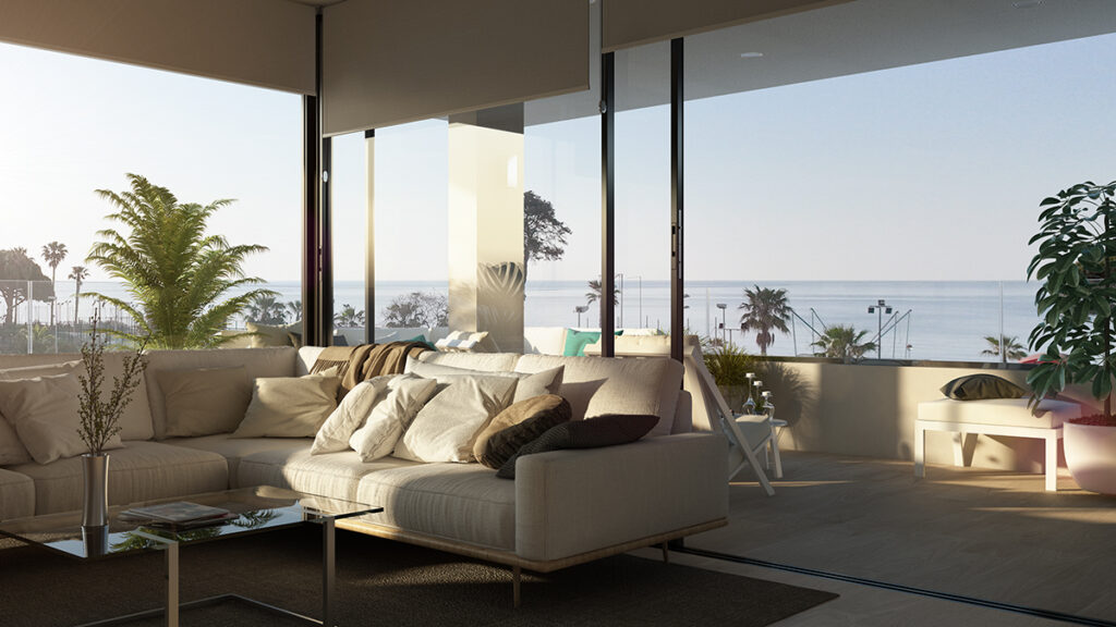 summum vista interior del salón