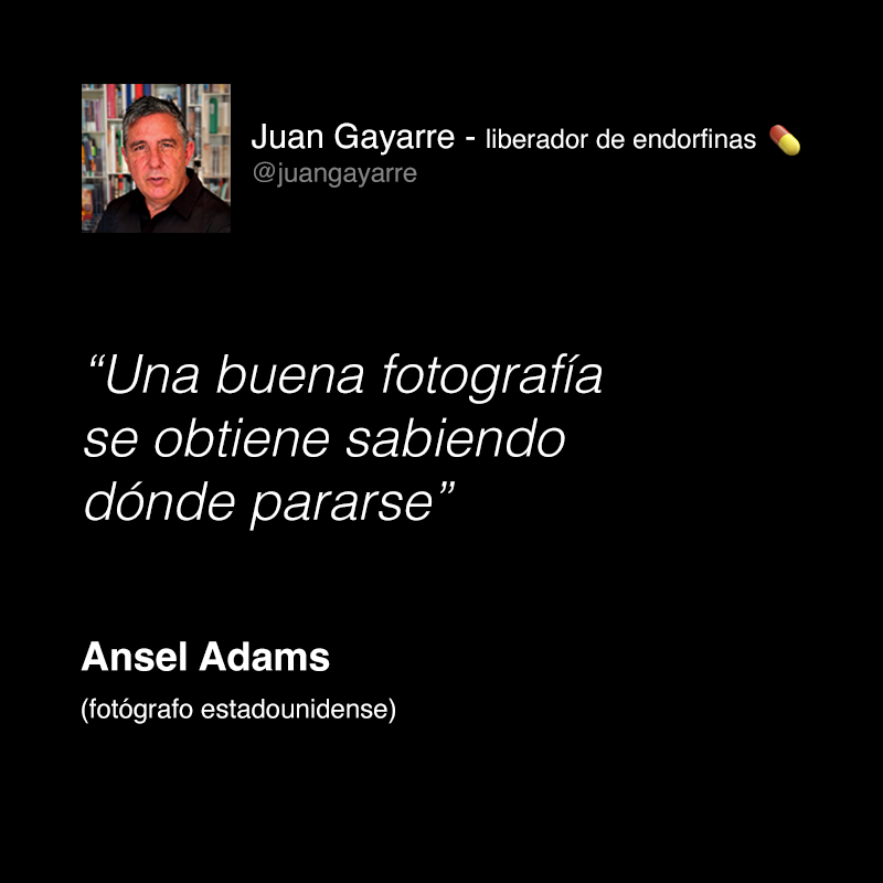 Cita de Ansel Adams